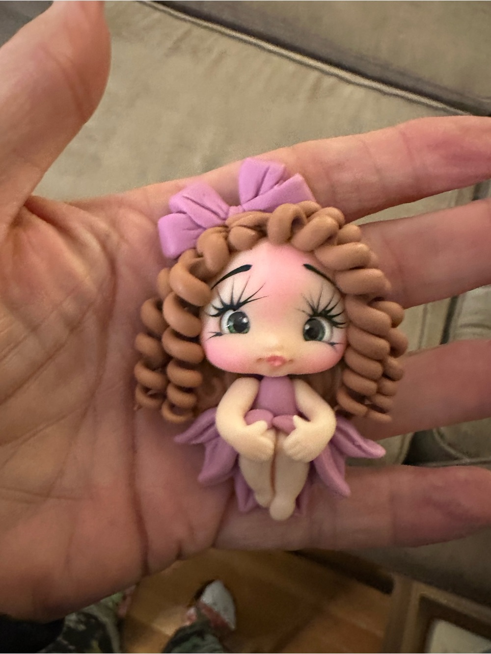 Handcrafted classy fairy magnet